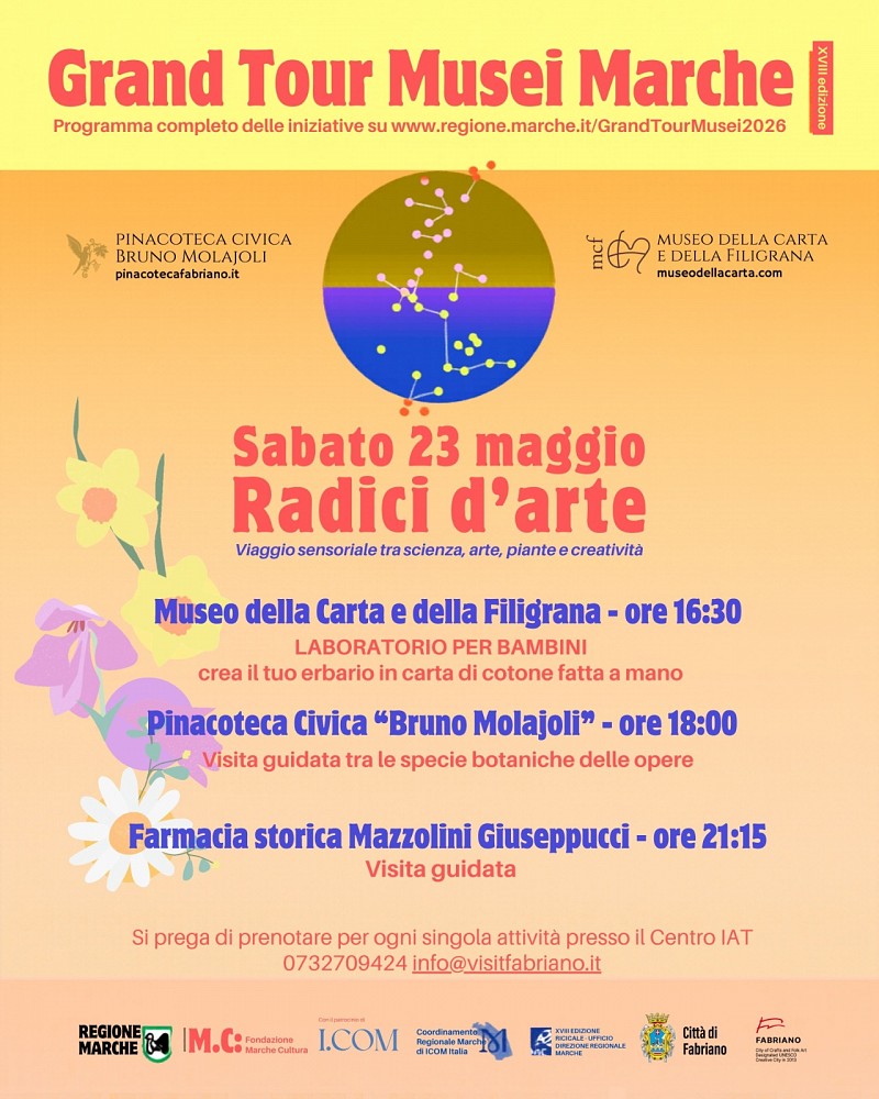 GRAND TOUR MUSEI MARCHE 2026 - I MUSEI UNISCONO UN MONDO DIVISO