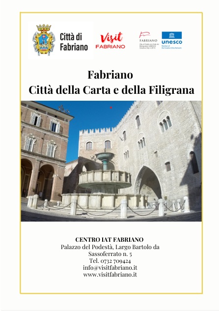 Fabriano Città della Carta e della Filigrana - depliant informativo